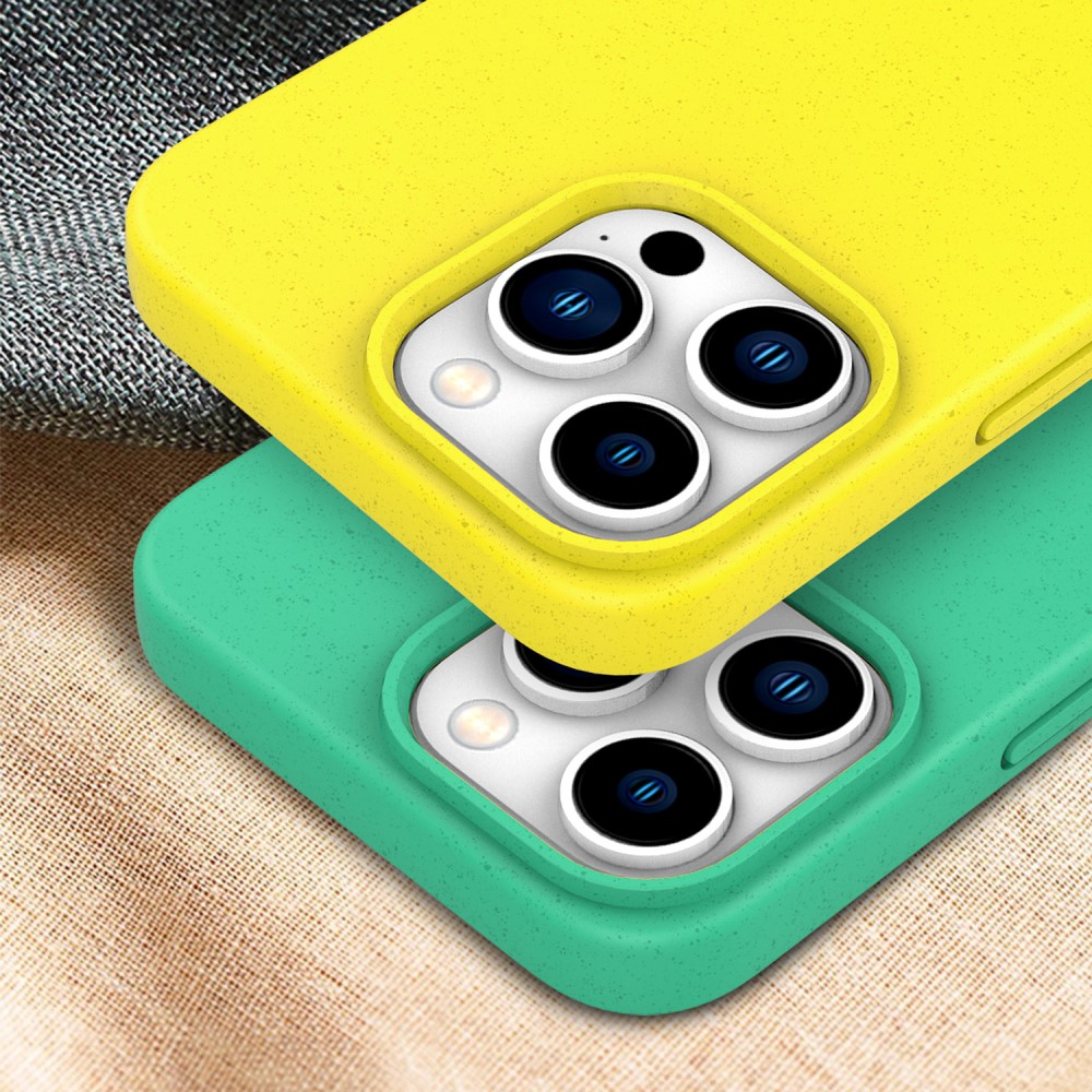 iPhone 16 Pro Bio Gummi Schutzhülle Eco Friendly Nachhaltig Kompostierbar - Schwarz