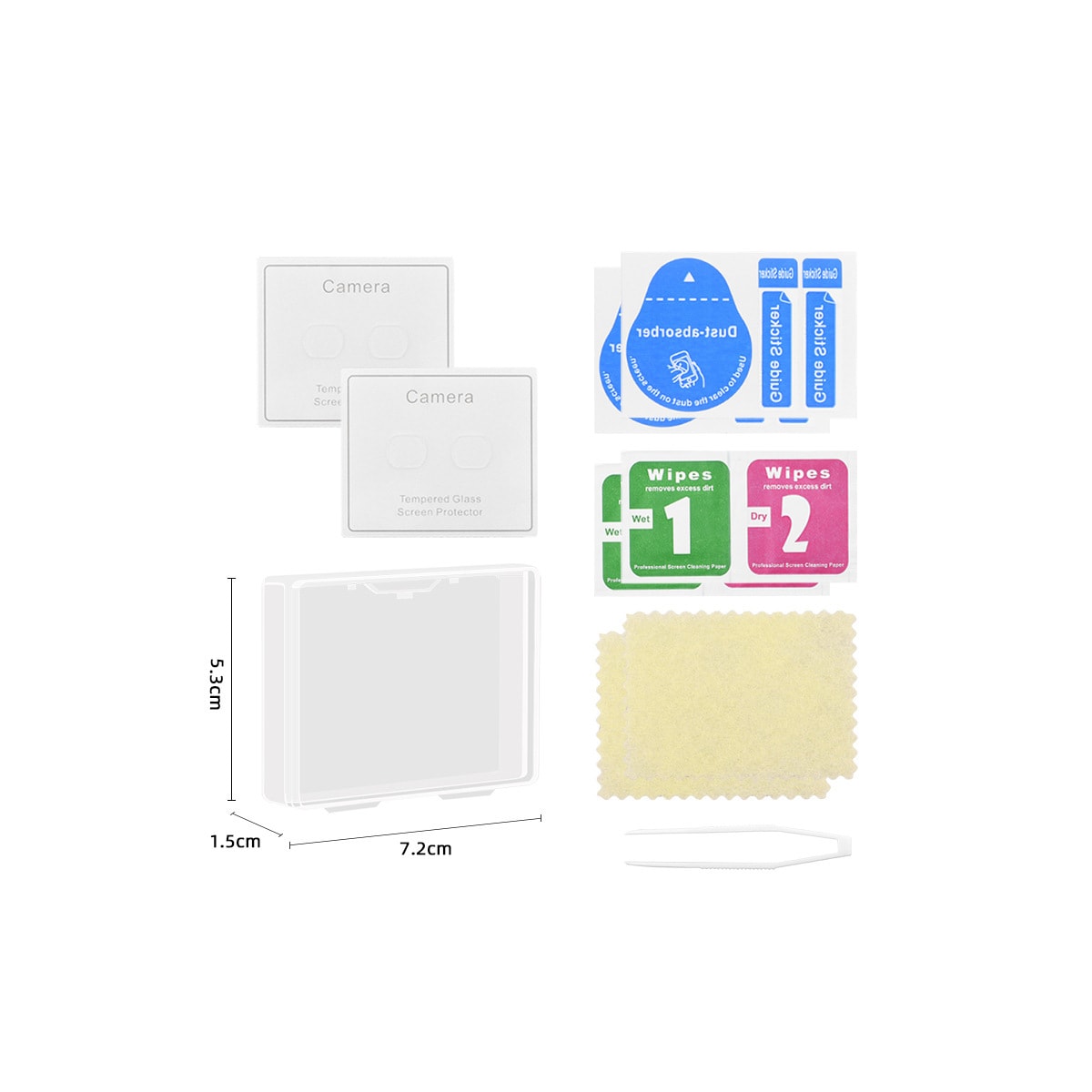 Drone linsebeskytter for DJI Mini 3/Mini 3 Pro 2-pack