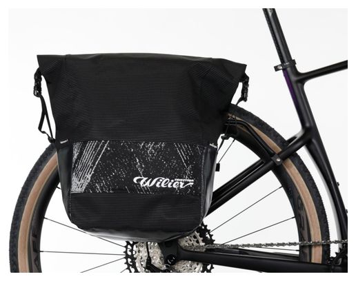 Gravel Bike Wilier Triestina Adlar Shimano GRX 12V 700 mm Noir Violet 2024   Kit Bikepacking