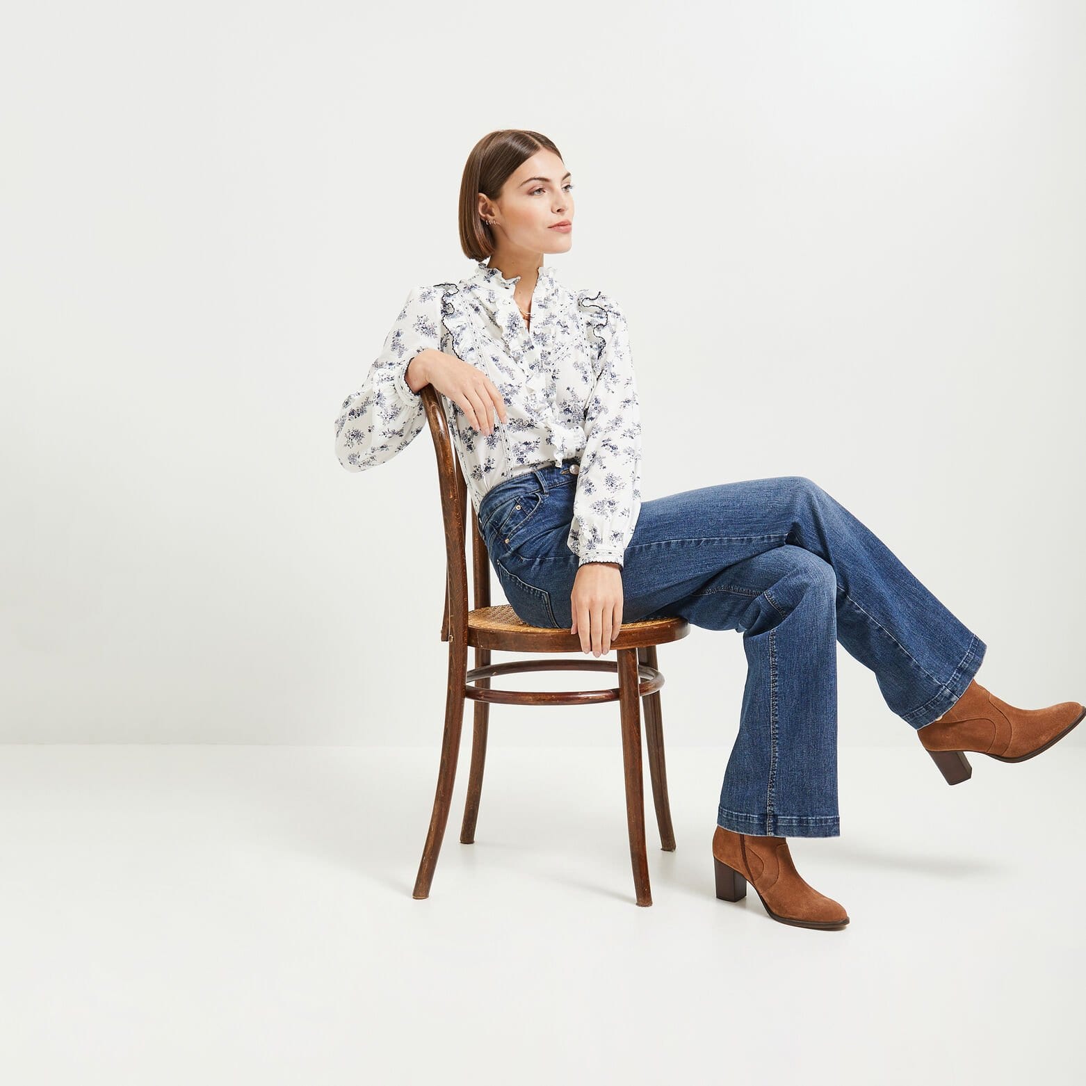 Chemisier imprimé femme