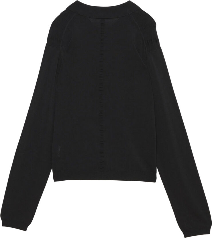 Wood Wood WWBryce knit shirt Black