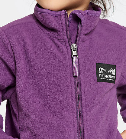 Didriksons Fleecejacke - Muskatnuss - Grape