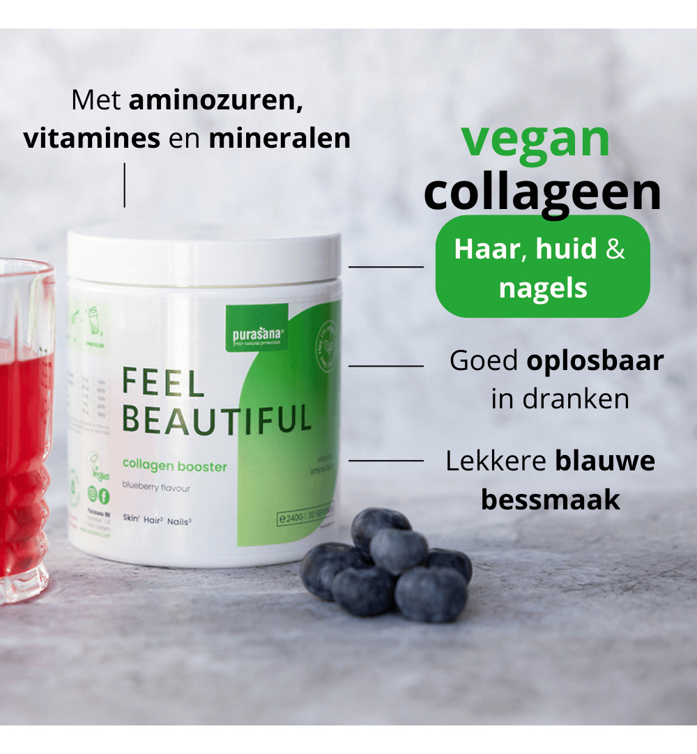 Purasana Feel Beautiful – Vegan Collageen Booster (250 gr)