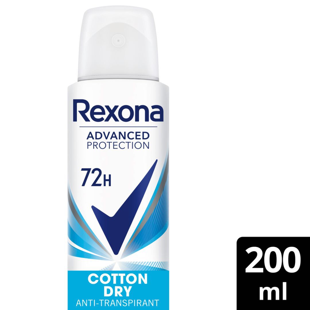 REXONA  Desodorizante Spray Cotton 72h - 200ml