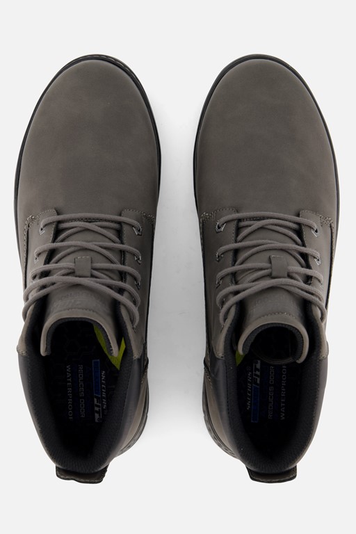 Skechers Garlan Veterschoenen grijs Synthetisch