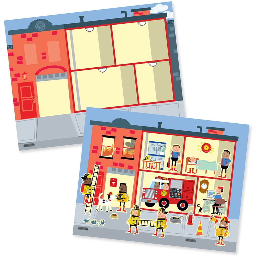 Køb Melissa & Doug Multifarvet Reusable Sticker Pad My Town