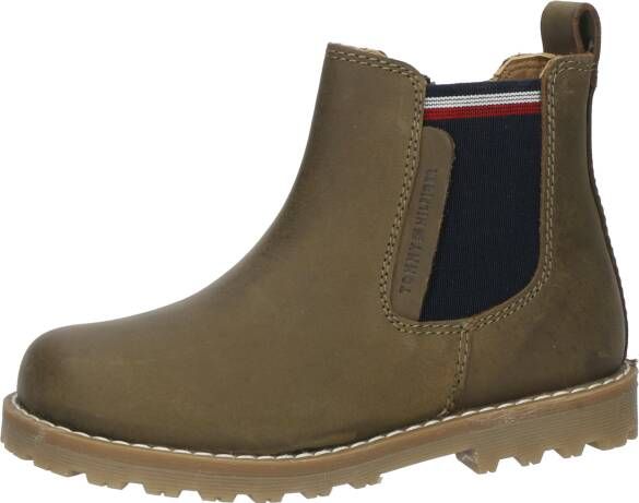 Tommy Hilfiger chelsea boots groenbruin