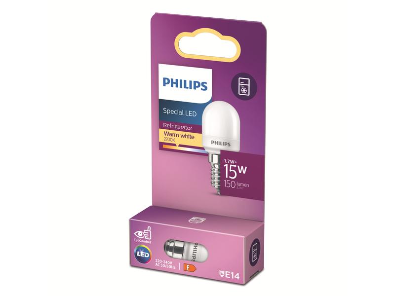 Philips Lampe LED 15W E14 T25 WW FR ND Warmweiss Leuchtmittel T25 mit matter Oberfläche