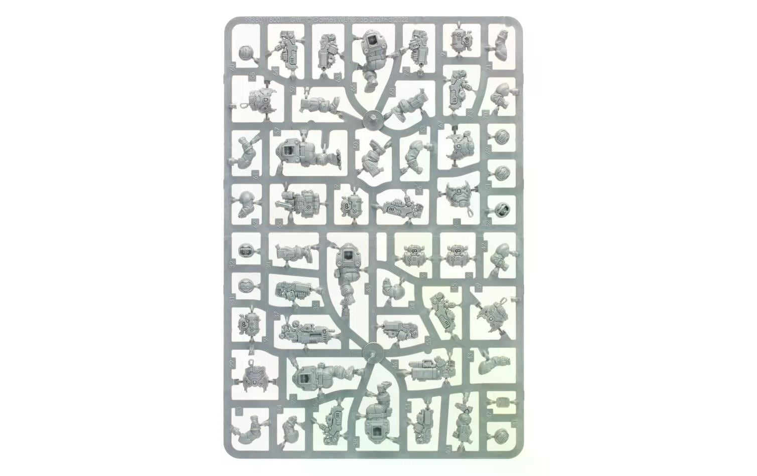 Figurenset Warhammer 40.000 Flammkyn-KriegerWarhammer 40.000 Miniatur Leagues of Votann: Flammkyn-Krieger