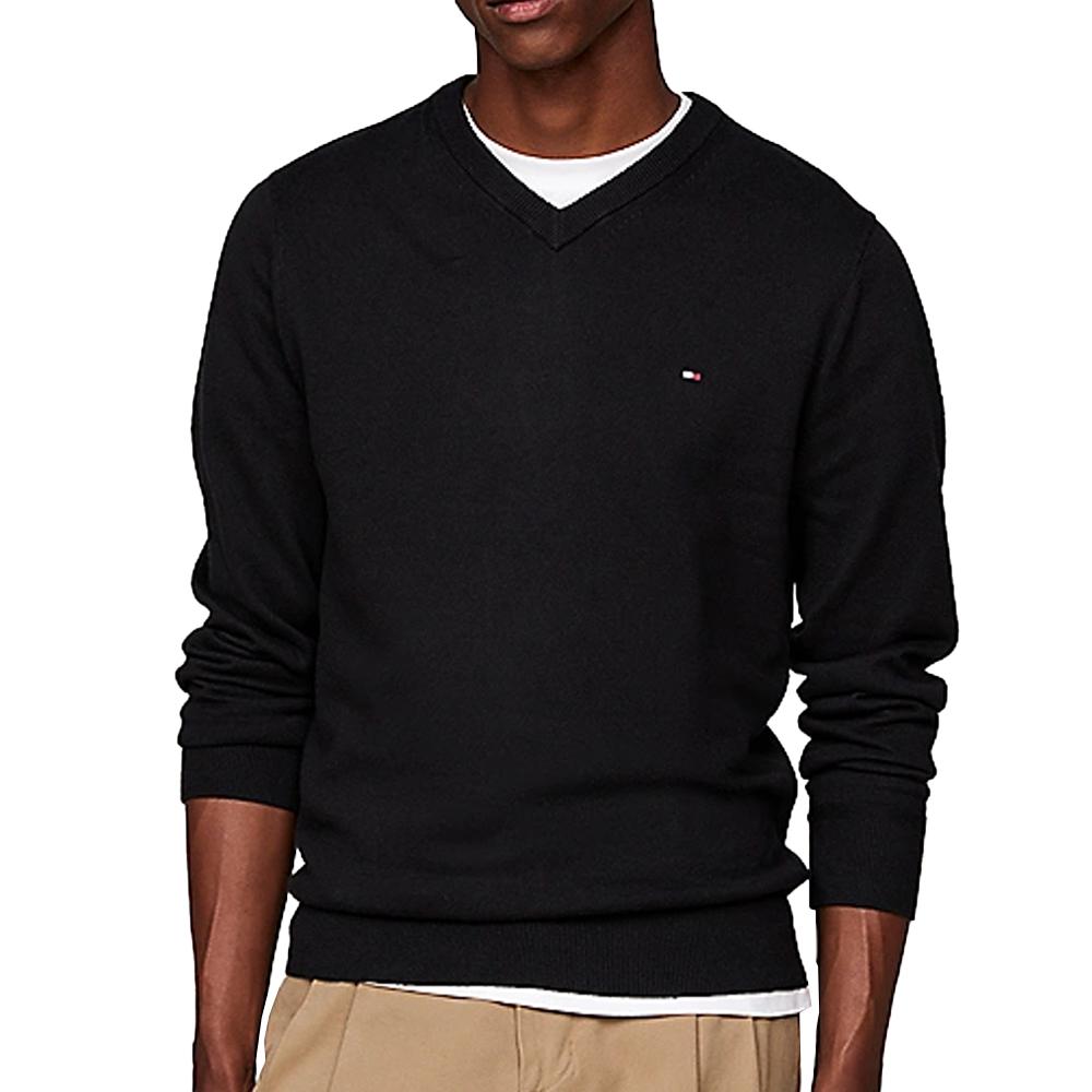 Tommy Hilfiger Pull Noir Homme Tommy Hilfiger Pima