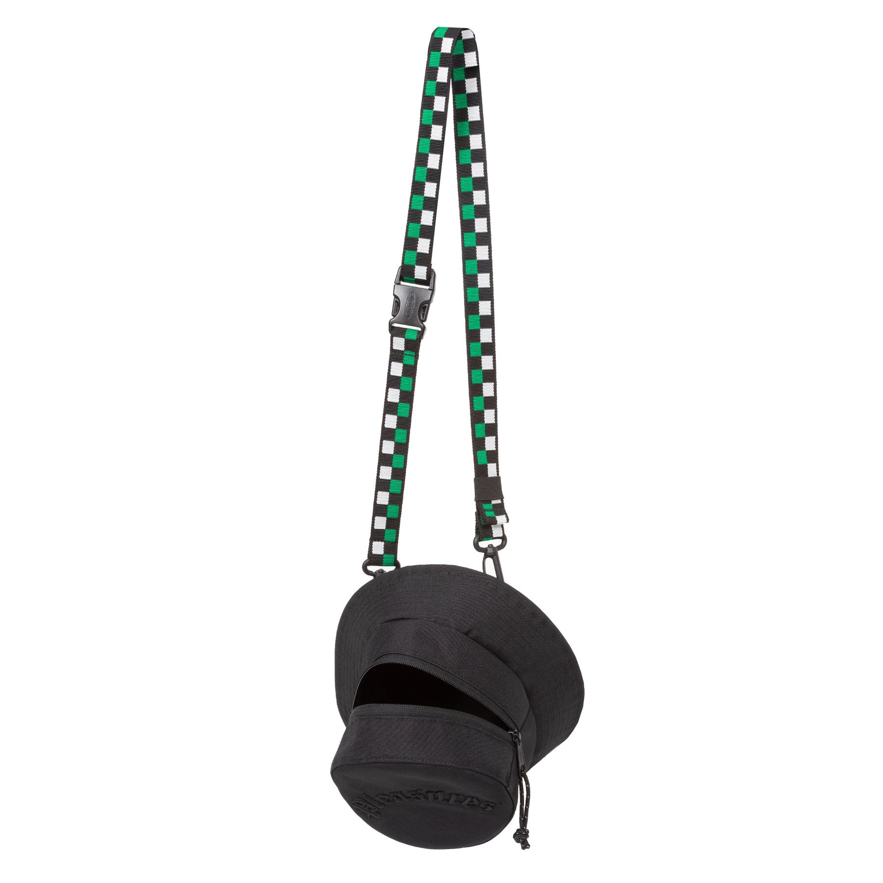 Bucket Crossbody Pleasures Embroidery Black