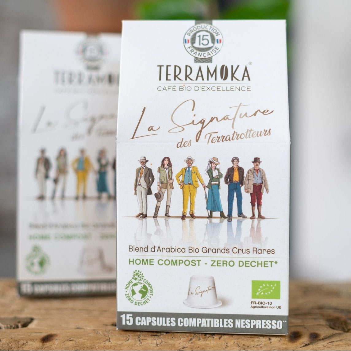 La Signature des Terratrotteurs - Capsules bio compatibles Nespresso® biodégradables