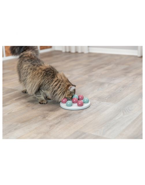 Trixie Cat Activity Solitaire - Kattenspeelgoed - 20 cm Wit Blauw