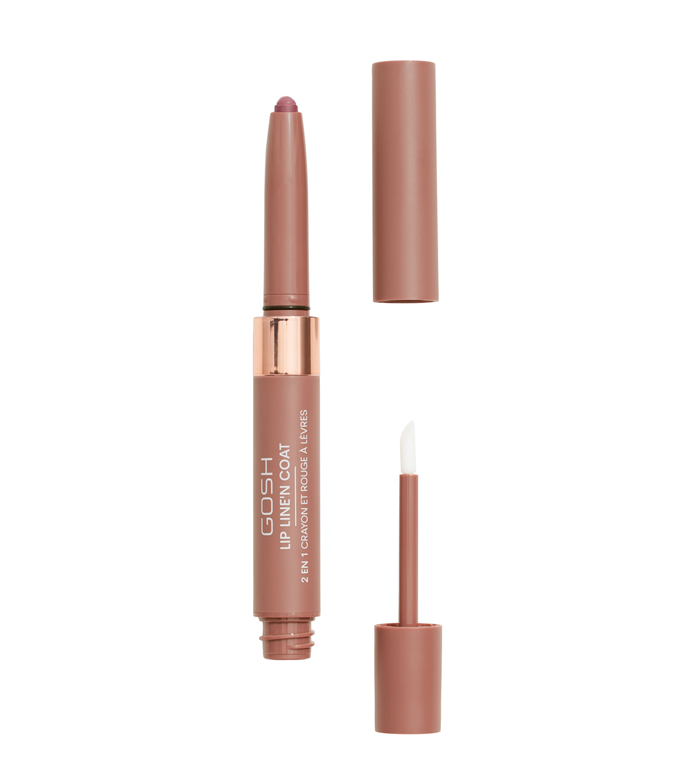 Gosh - Batom 2 em 1 Lip Line'n Coat - 002: Burnt Cinnamon