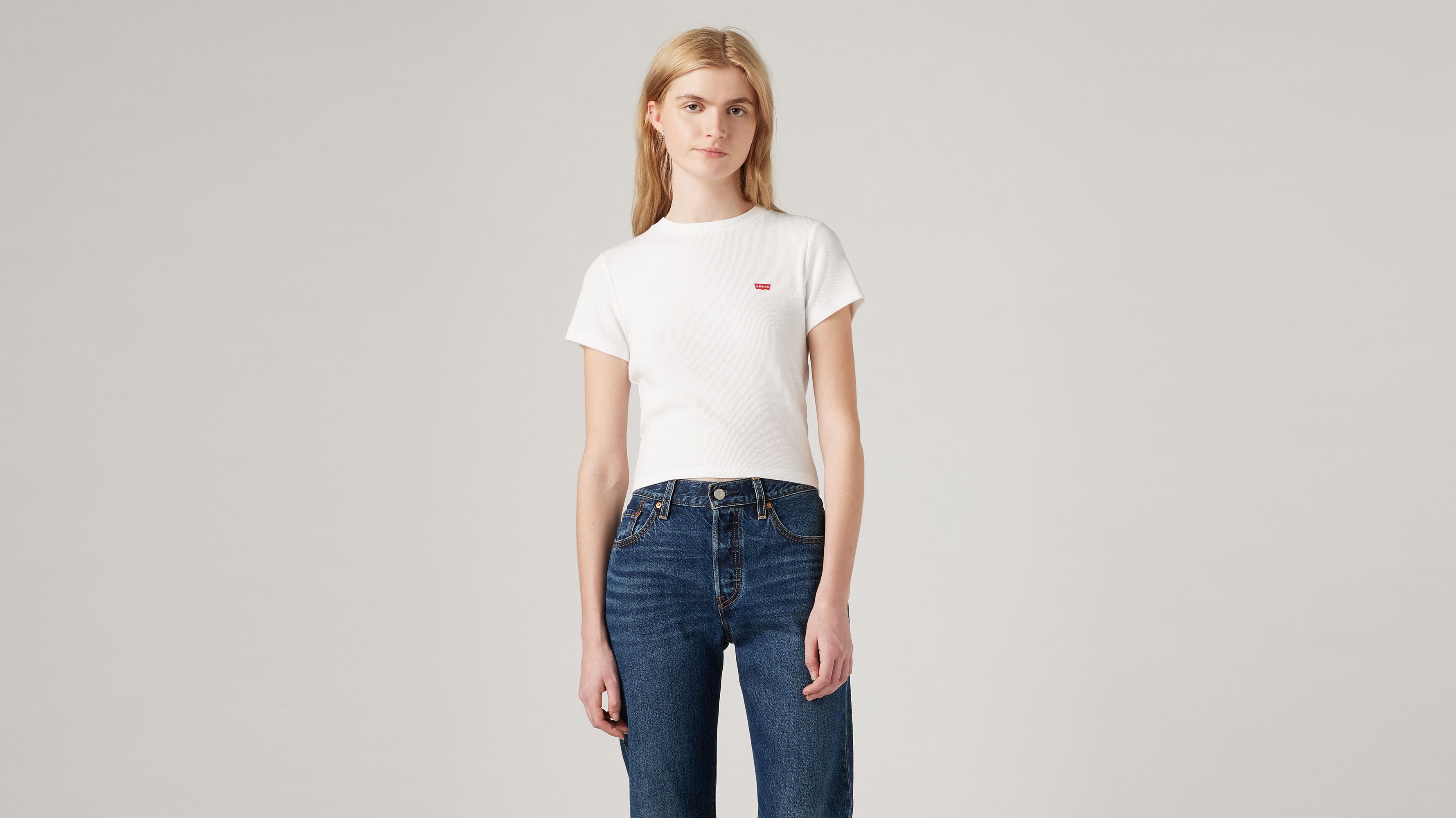 T-shirt sportif Essential - White + Cotton - Blanc