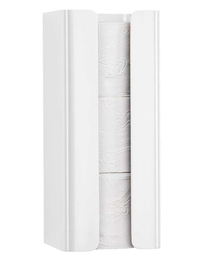 Proox One driedubbele reserve rolhouder box wit
