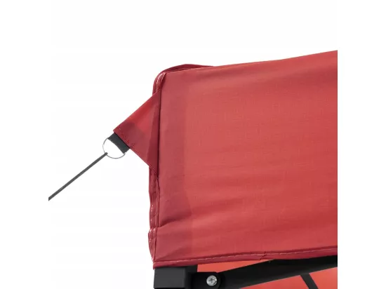 Tente de réception pliable escamotable avec 2 parois latérales