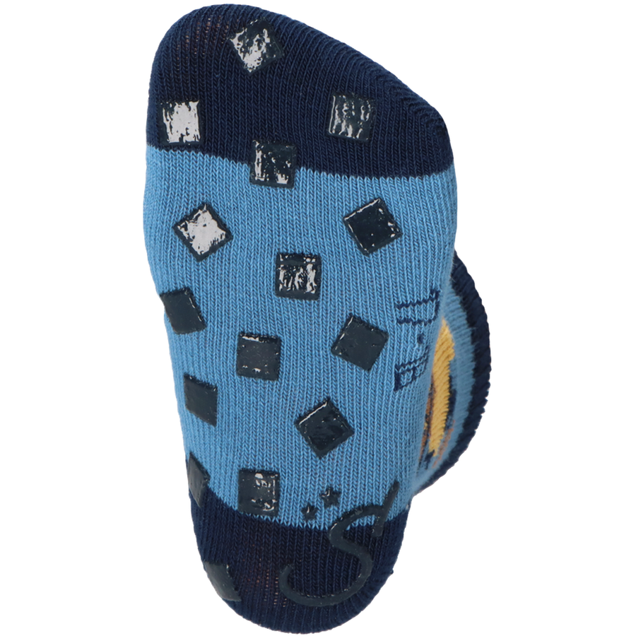 Sterntaler ABS-Krabbelsöckchen Doppelpack Bagger mittelblau