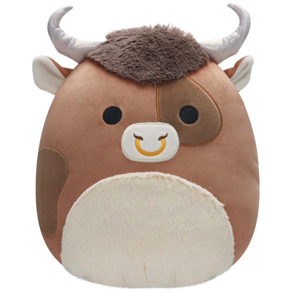 Original Squishmallows 30cm Shep der braun gefleckte Bulle