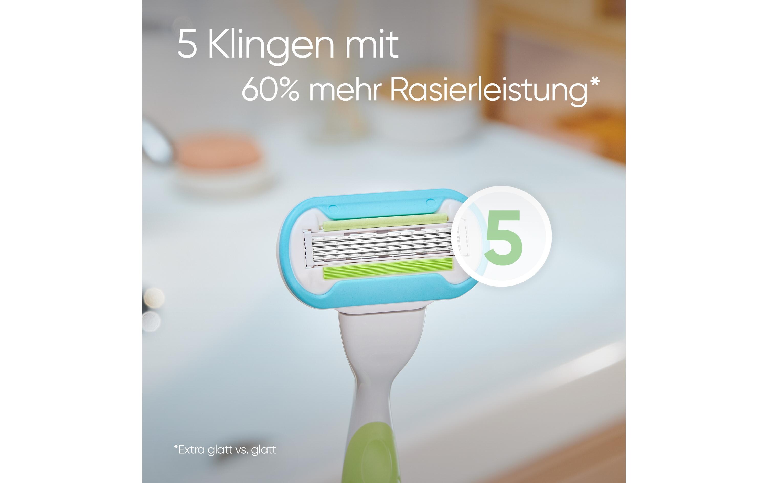Rasierklingen Extra Smooth 8 StückErsatzklingen für Damenrasierer