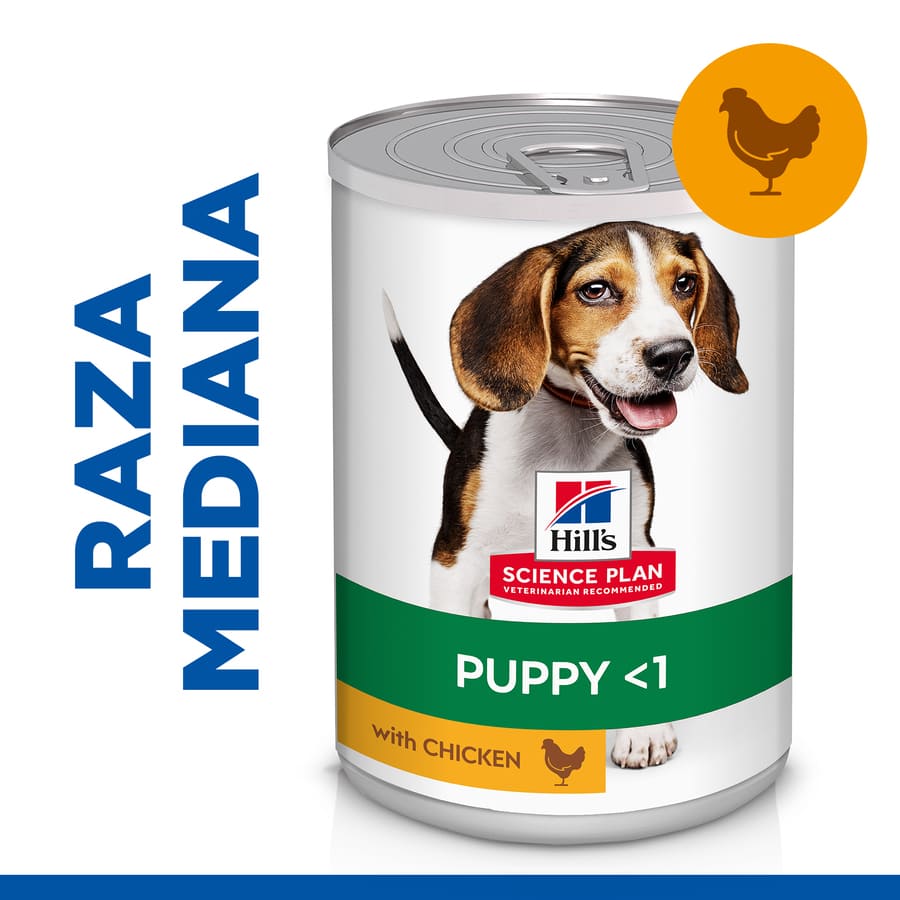 Hill's Science Plan Puppy Chicken Can para Cães