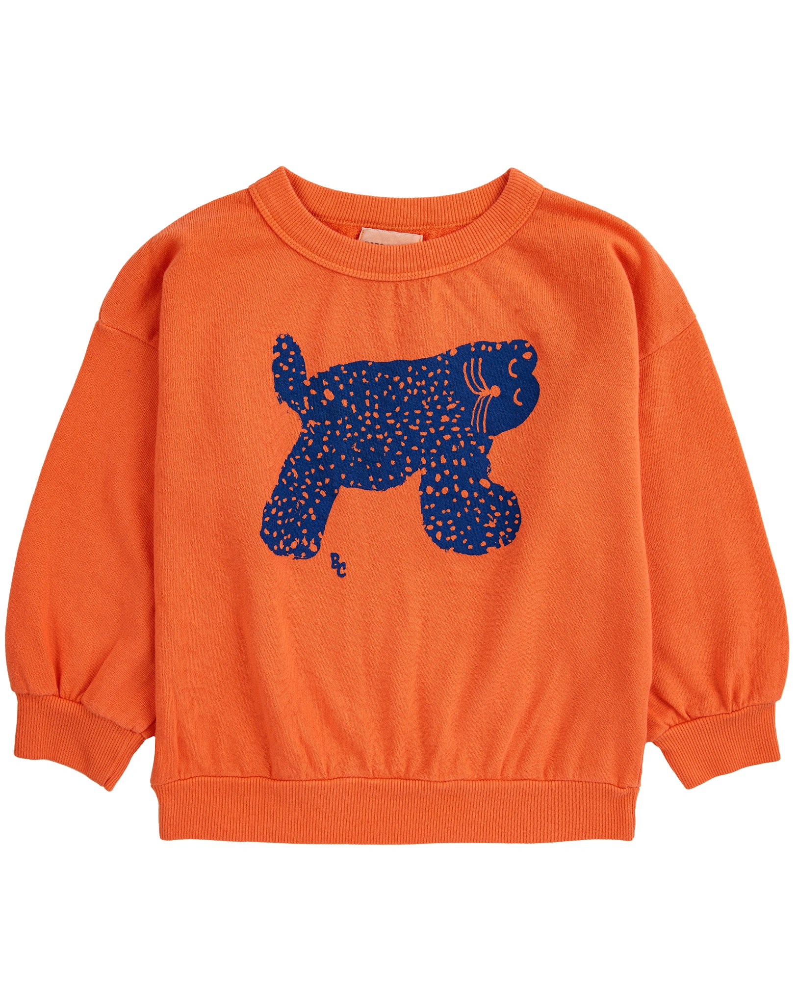 Sweatshirt BIG CAT in orange
