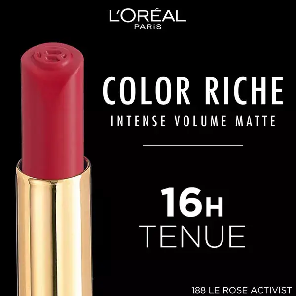 L'Oréal Paris Color Riche Batom Matte Volume Intenso No. 188 Le Rose Activist 1,8g