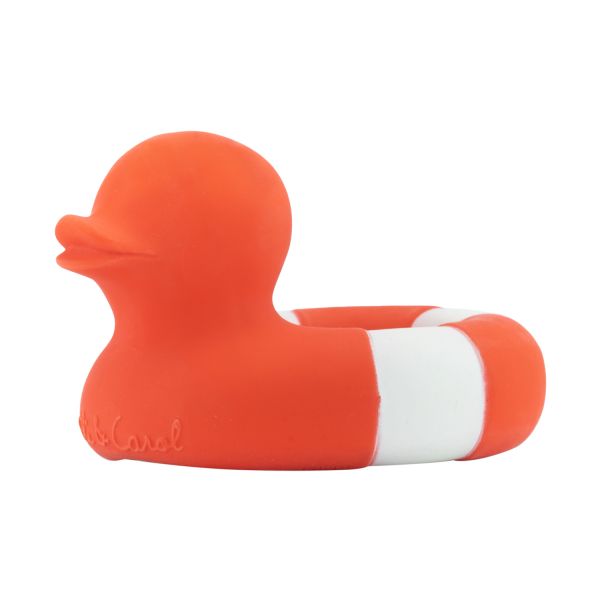 Oli & Carol Floatie Duck Badspeeltje - Red
