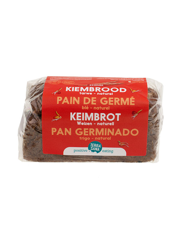 Terrasana Gekiemd Brood Naturel / Tarwe Bio (400 gr)