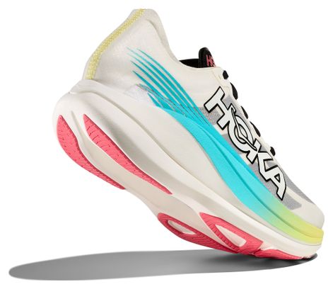 Chaussures Running Hoka Rocket X 2 Blanc/Multicolore Unisexe