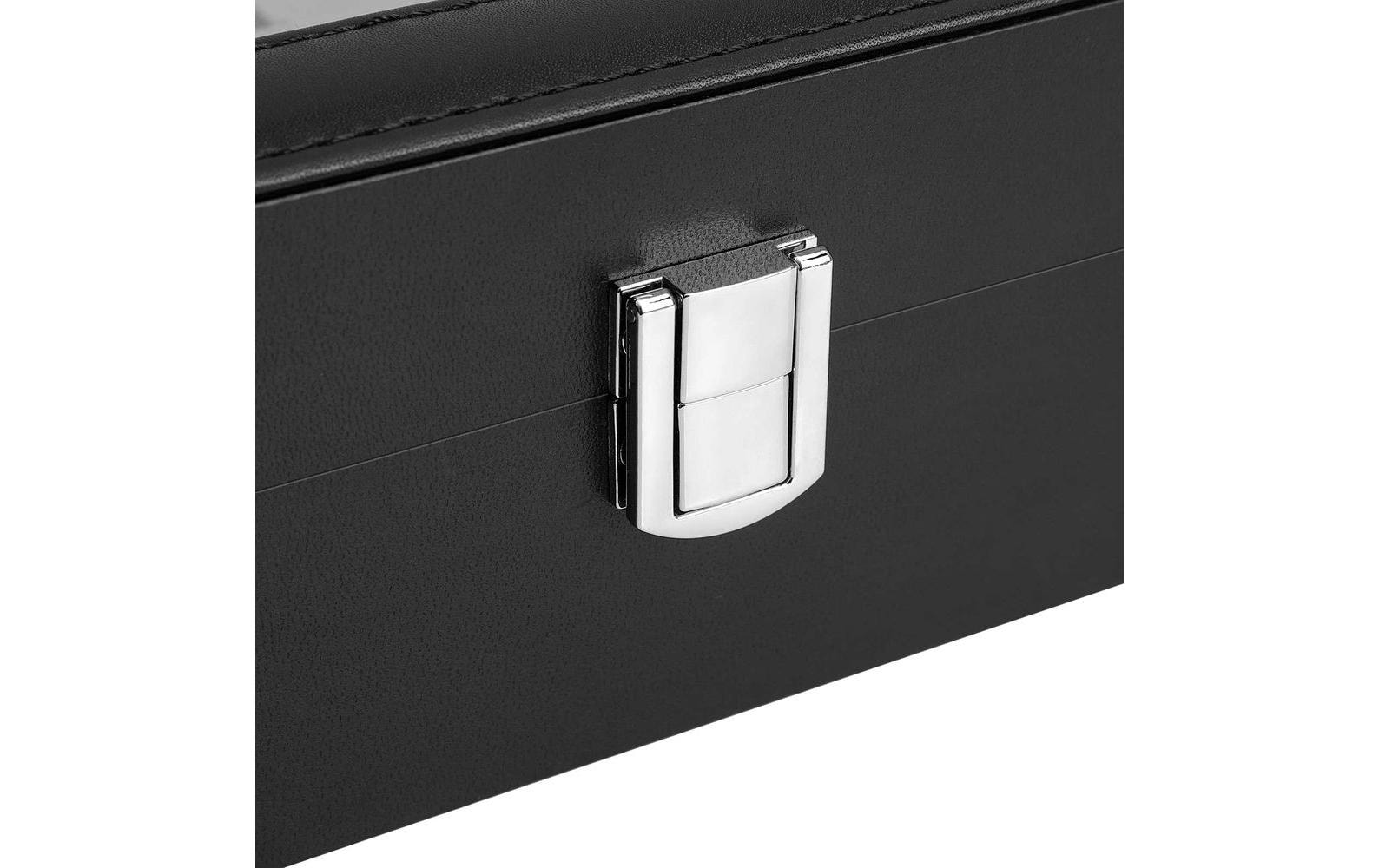 Uhrenbox 18.6 cm, SchwarzUhrenschatulle