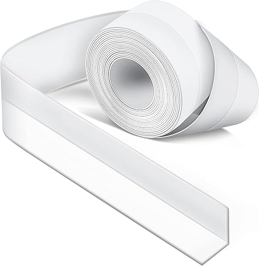 (22mmx3.2m) Selbstklebendes Badezimmer Fugenband Dichtungs Streifen Tape für Dusche / Badewanne / Küche - Weiss