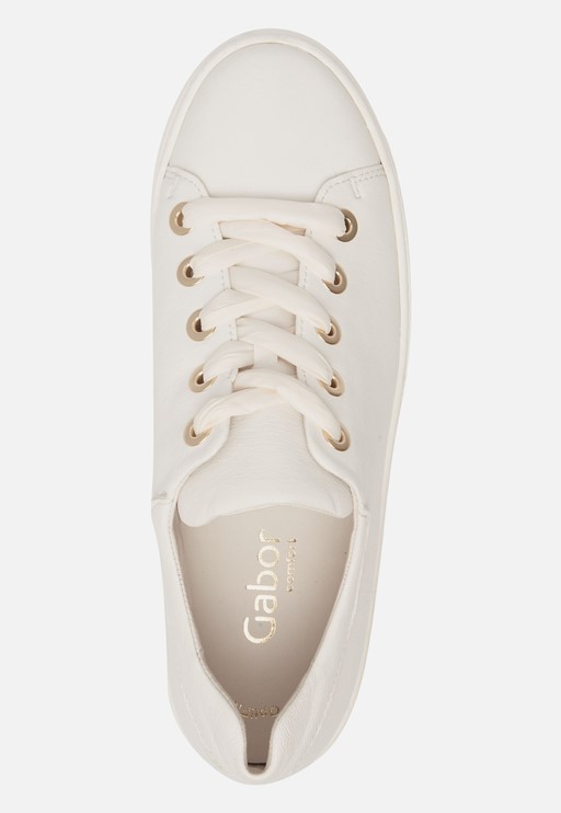 Gabor Sneakers wit Leer