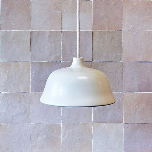 Hanglamp Terracotta afwerking Stucco Triangle