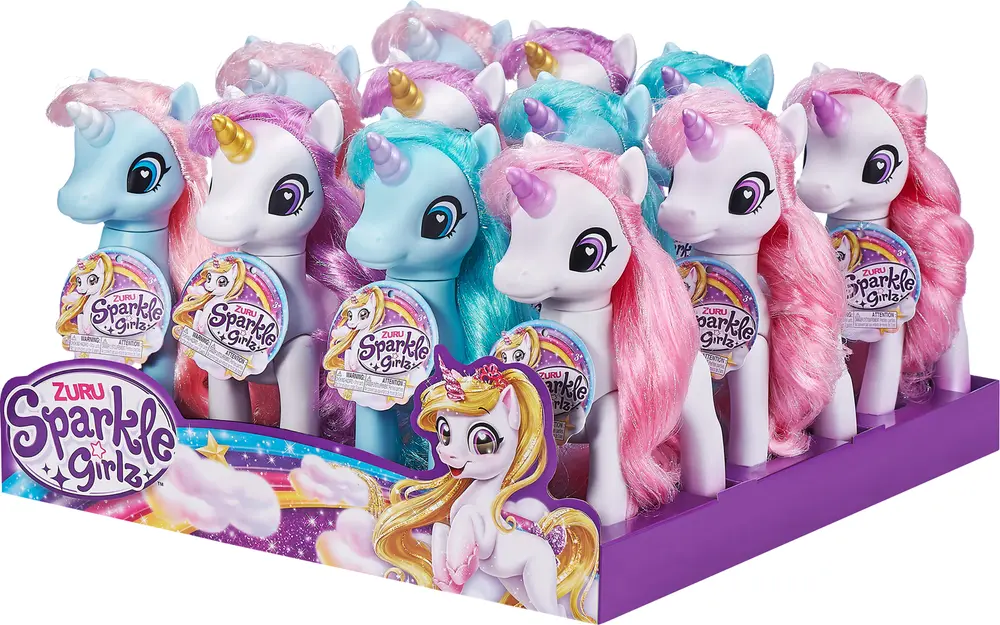 Sparkle Girlz Unicorn H. 16,7 cm - ass. varianter
