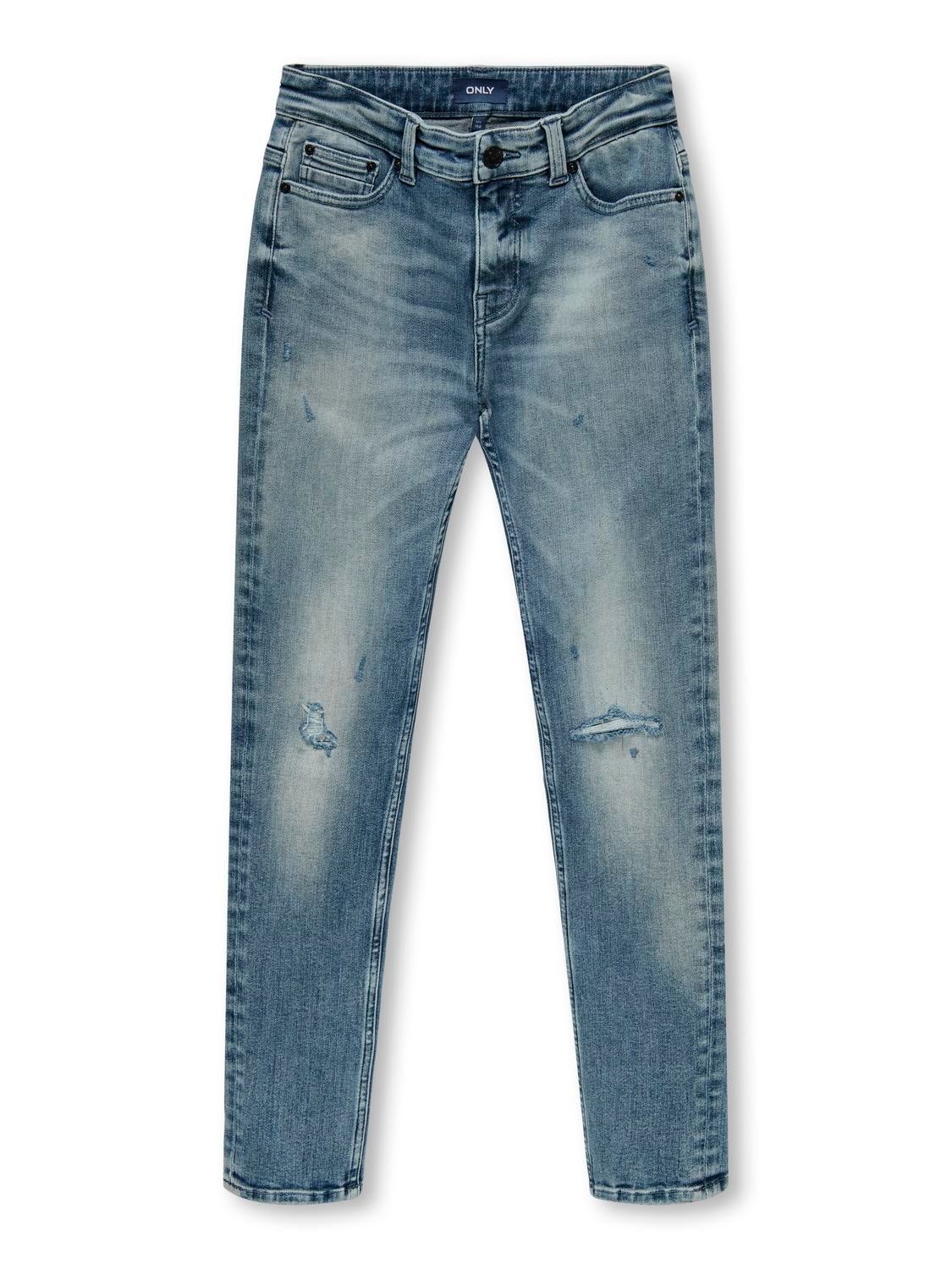 KOBROPE Verjüngter Slim Fit Jeans Special Bright Blue Denim