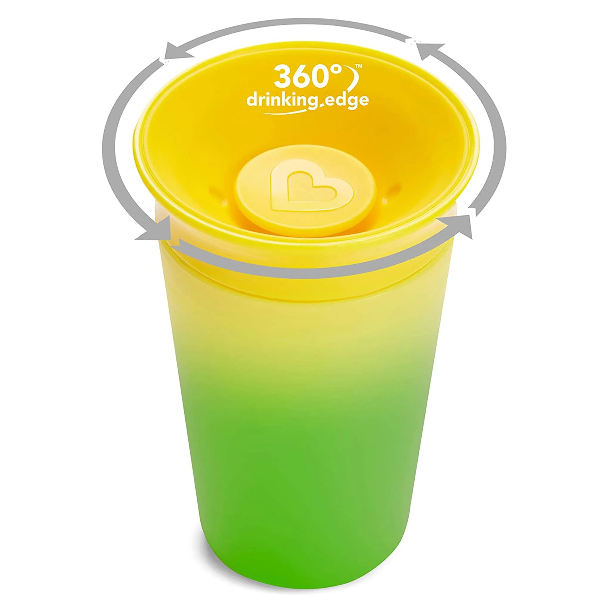 Munchkin Verre Miracle® 360° 9oz - Jaune Magique