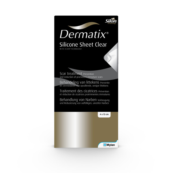 Dermatix Siliconenpleister Clear 4×13 cm (1 stuk)
