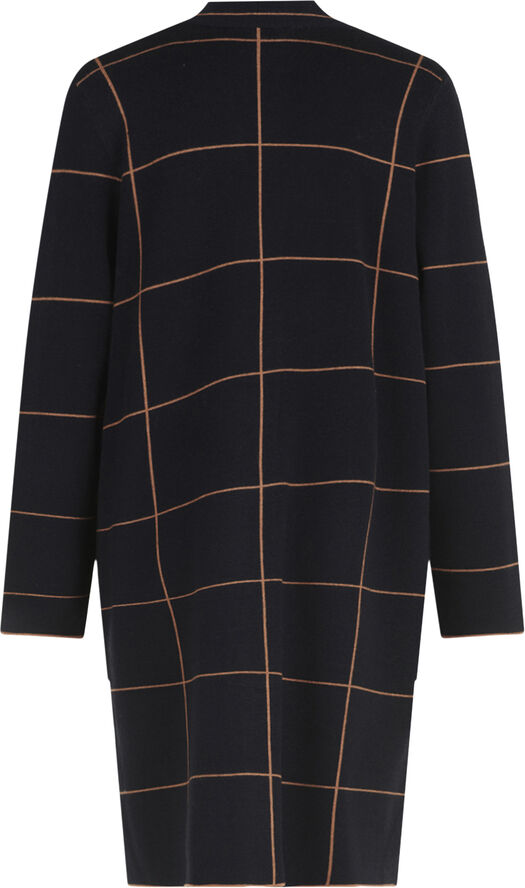 Betty Barclay Strickjacke Lang Patch black/brown