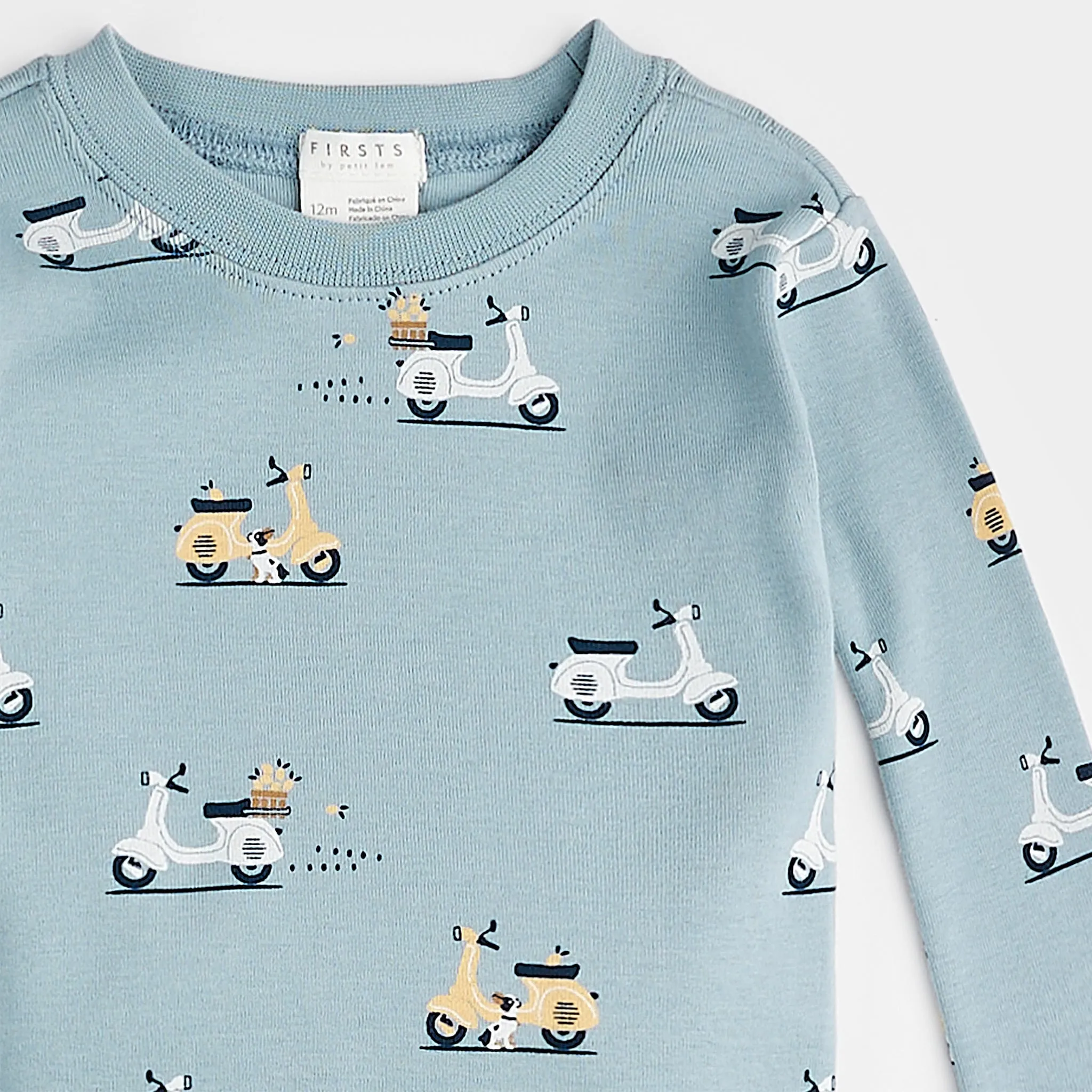 Firsts par Petit Lem Pyjama 2 Pièces Motorino 12-24mois
