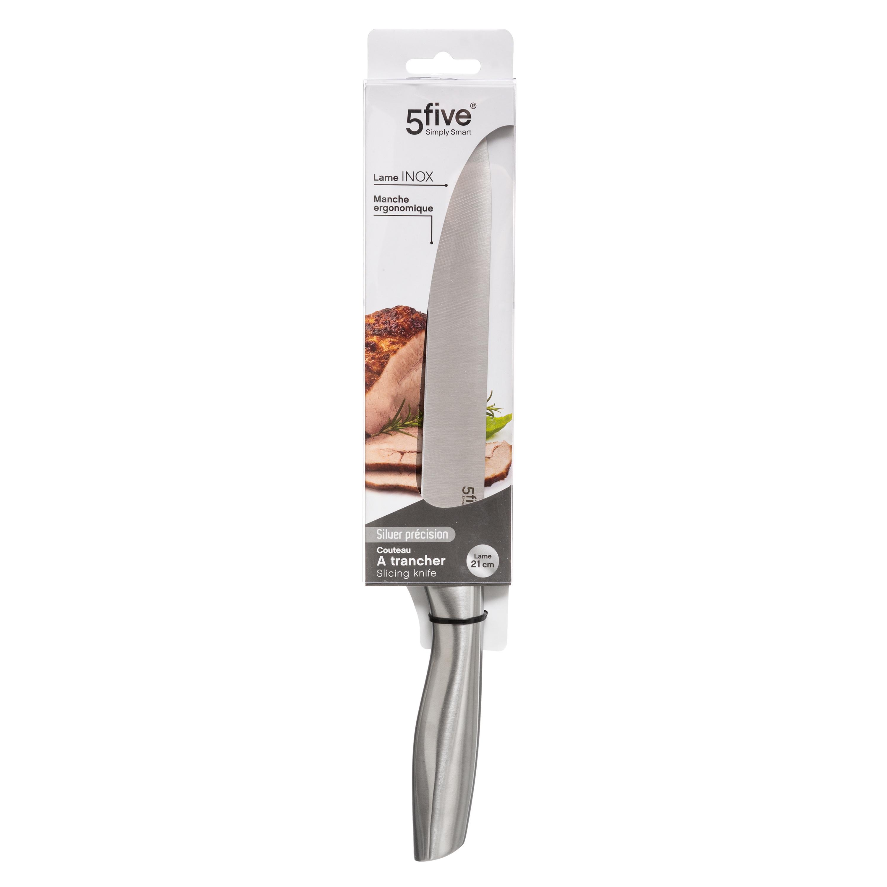 COUTEAU TRANCHEUR INOX FORGE