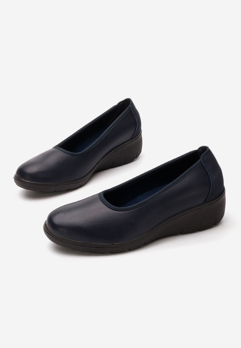 Chaussures à plateforme bleus Aleshia