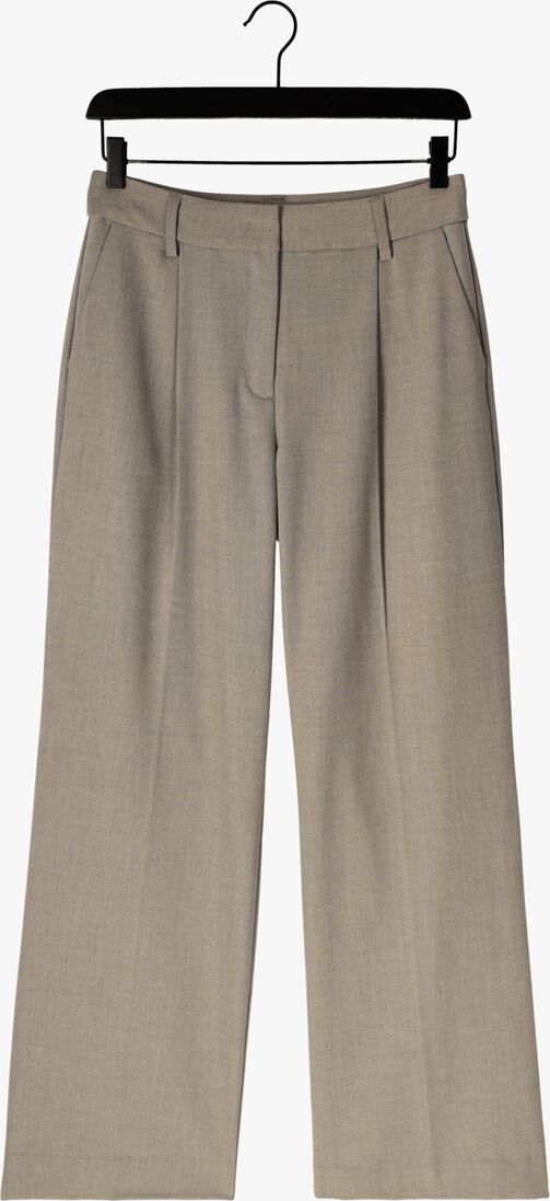 taupe haute l'amitié wijde broek nicole pleat tall pant