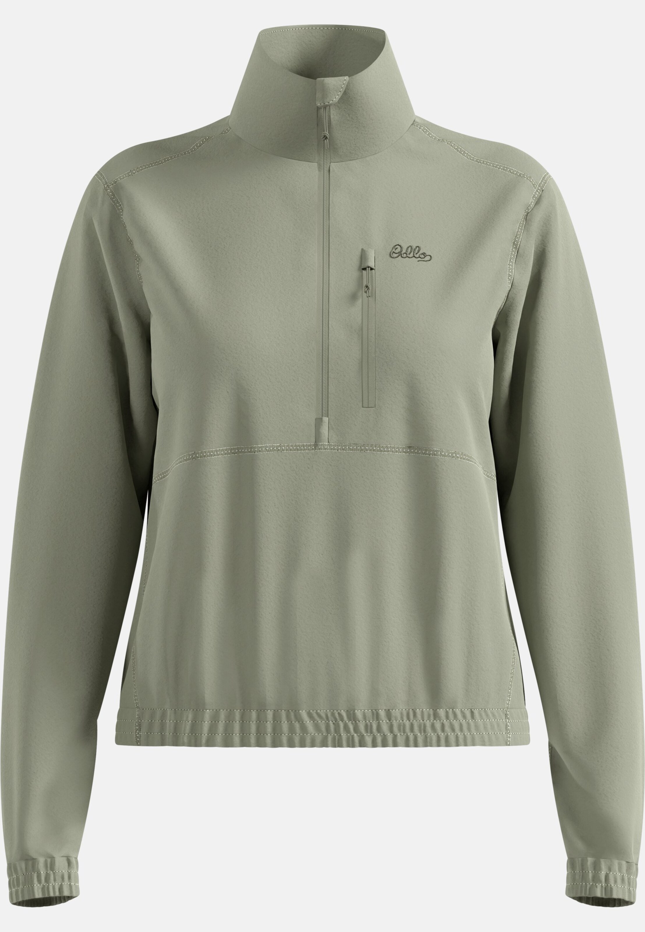 Klassischer Essentials Multisport Mid Layer aus Fleece mit Halbreissverschluss in shadow