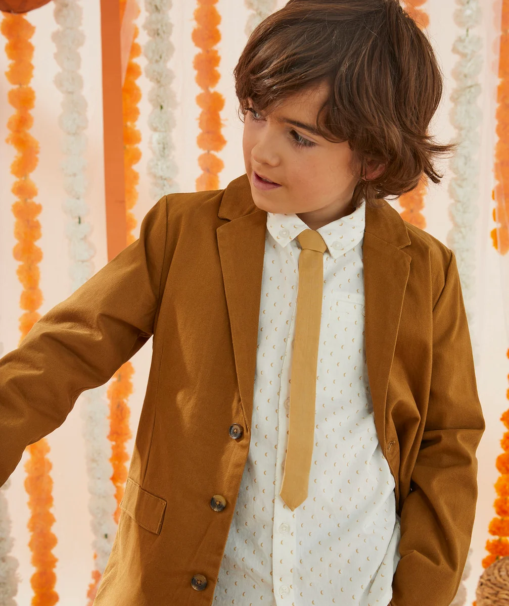 BLAZER GARÇON CAMEL