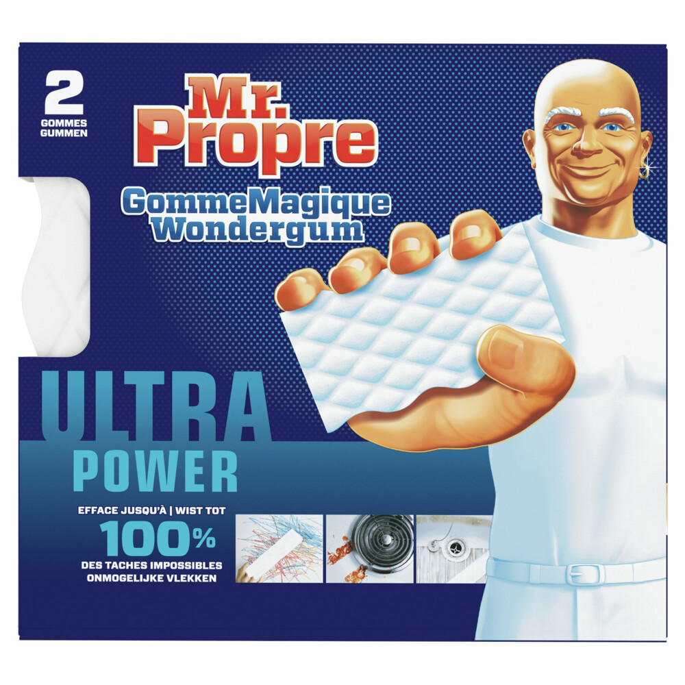 Mr. Propre Wondergum Extra Krachtig2 stuks