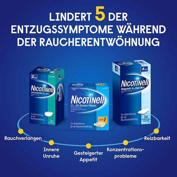 NICOTINELL 14 mg / 24-Stunden- Nikotinpflaster, Pflasterstärke Mittel (2), 7 St