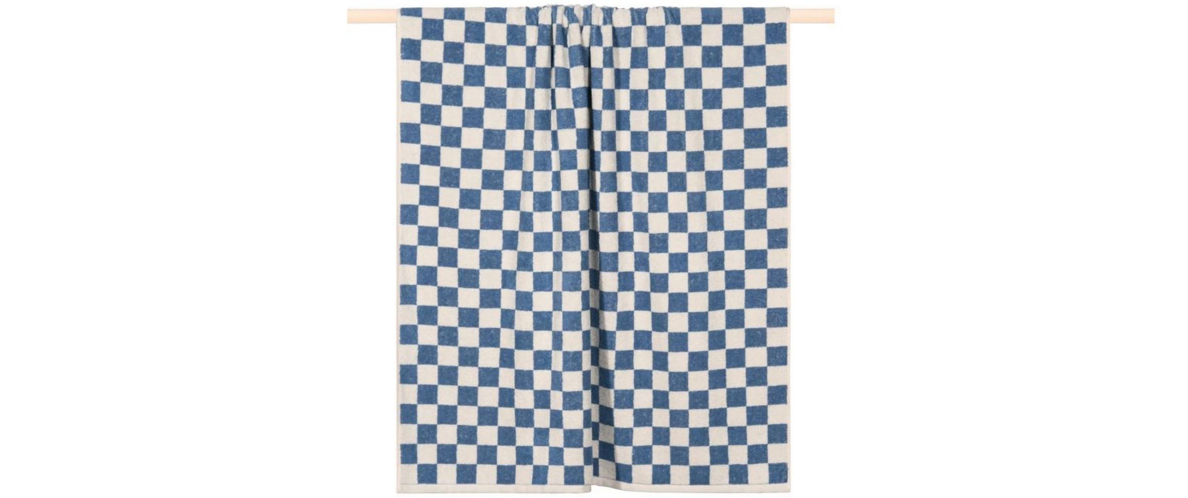 Duschtuch Chess 70 x 140 cm, BlauSaugstarkes Baumwolltuch