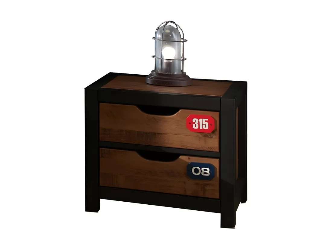 Pack - Lit Enfant, Sommier & Chevet 