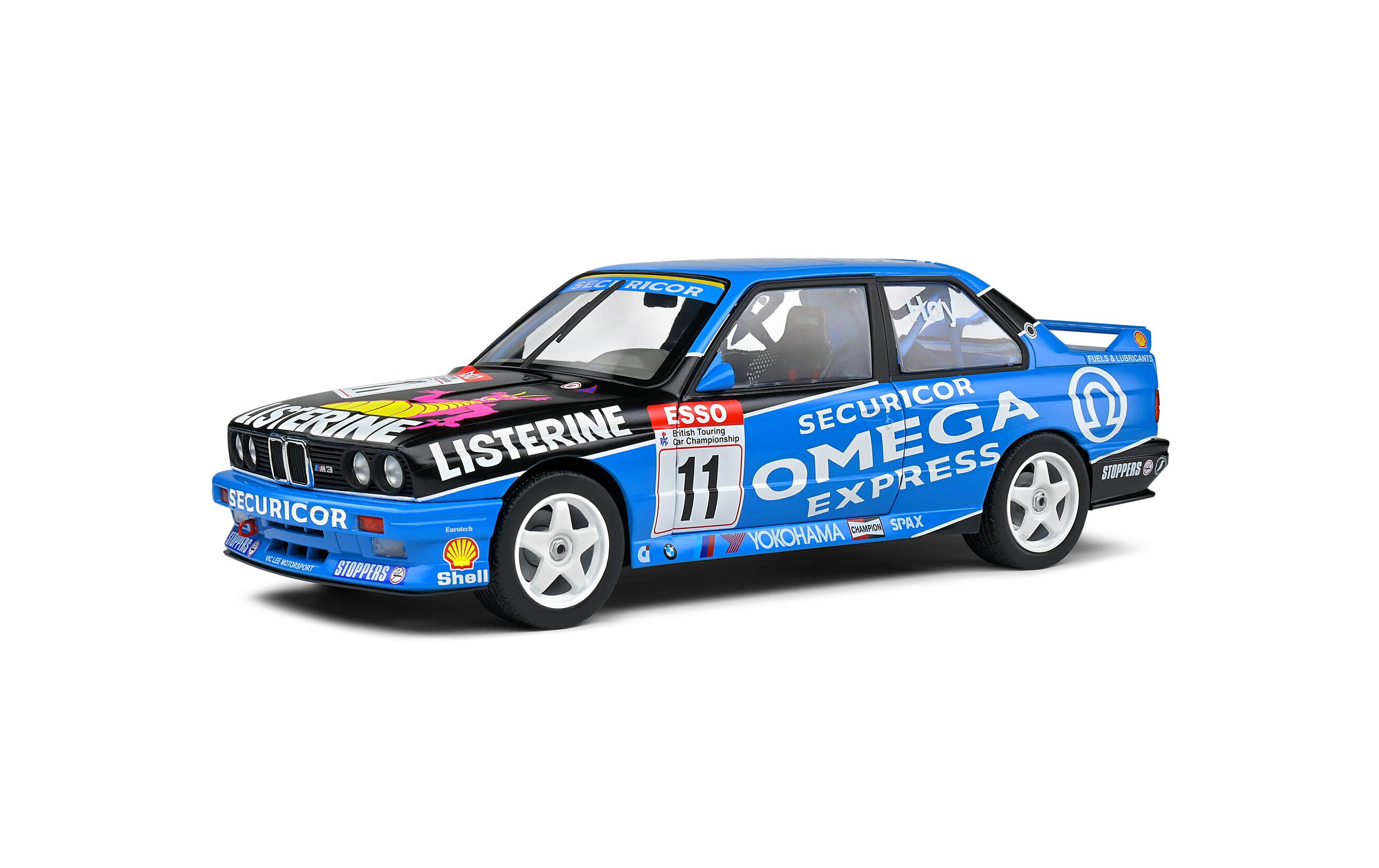 Rennwagen BMW E30 M3 BTCC 1991, 1:18Detailgetreues Modellauto für Sammler im Massstab 1:18